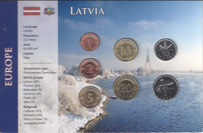 Letland muntset